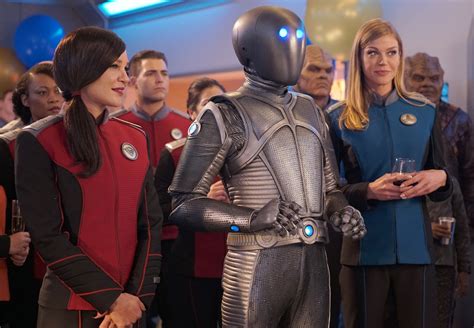 orville season premiere explores  aftermath  isaacs big moment syfy wire