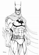 Batman Coloring Pages Fighter Evil Cakes Crafts Kids sketch template