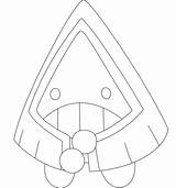 Snorunt Coloring Pages Printable Pokemon Categories Drawing sketch template