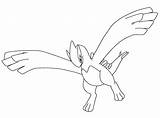 Lugia Pokemon Flying Coloringonly Views3 Zurc sketch template