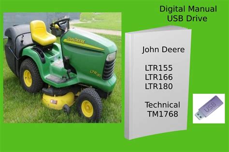 john deere ltr ltr ltr lawn tractor technical manual tm  picclick uk
