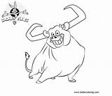 Looney Tunes Coloring Pages Bull Toro Printable Kids Adults sketch template