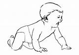 Baby Coloring Pages Large sketch template