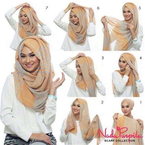 panduan hijab pashmina simpel masa kini