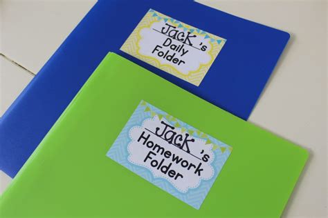 school labels  student folders  planners  printable