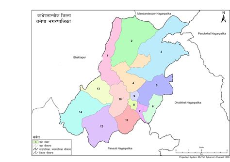 map  banepa municipality