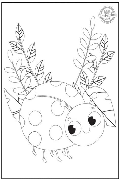 printable ladybug coloring pages kids activities blog