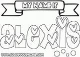 Coloring Name Pages Emma Names Own Alexis Make Girls Personalized Bubble Printable Letters Cool Drawing Color Print Create Getdrawings Getcolorings sketch template