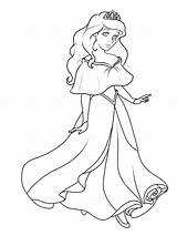 Prinzessin Prinzessinnen Ausmalbilder Malvorlage Ausmalen sketch template