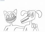 Trevor Henderson Siren Monsters sketch template