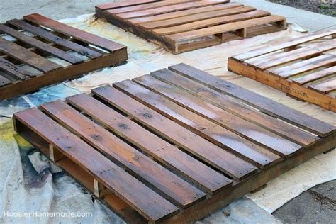 wooden pallets  clean   backyard diy wood
