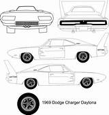 Daytona Dodge Charger 1969 Blueprints Cars Clipart Blueprint Drawing Superbird Plymouth Blue Cliparts Car Drawings Choose Board Prints Library sketch template