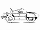 Coloring Pages Military Jeep Army Comments sketch template
