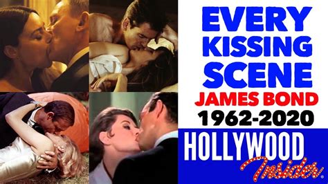 Video Every James Bond Kiss From 1962 To 2020 All Bond Girls List