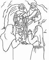 Lazaro Resurreccion Lazarus Raises Ressurreicao Resurrection Raising Miracles Dead Lazzaro Cristianas sketch template