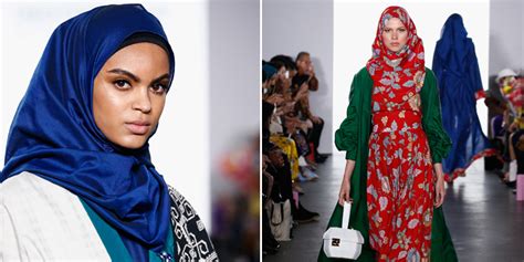 hijab style hits the catwalk at new york fashion week