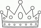 Coloring King Crowns Crown Popular sketch template
