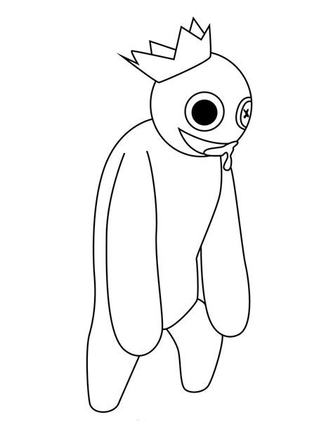 rainbow friends coloring pages coloring home