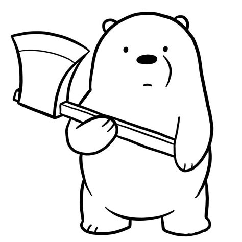 bare bears coloring pages printable coloring pages