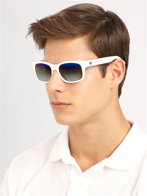 lyst vuarnet wayfarer sunglasses in white for men