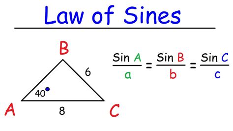 law  sines basic introduction youtube