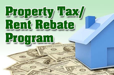 property taxrent rebate program application deadline extended