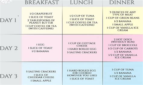 day military diet plan  quick weight loss healthy