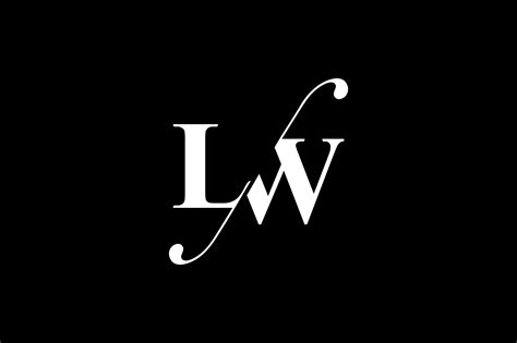 lw monogram logo design  vectorseller thehungryjpegcom