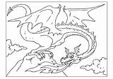 Dragon Drache Malvorlage Drachen Drago Draak Dragone Malvorlagen Coloriage Ausdrucken Ausmalbild Schoolplaten Grande Enge Schulbilder Große Herunterladen Abbildung Vorlage Stampare sketch template