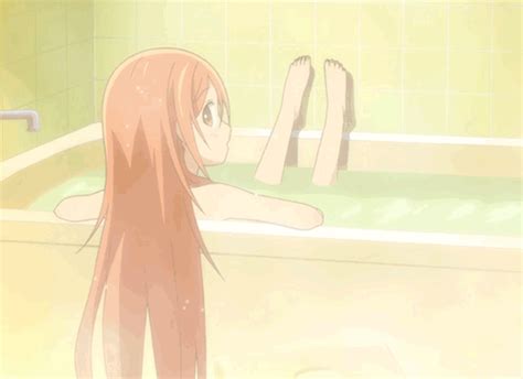 Aihara Enju Black Bullet Animated Animated  Lowres Bathing