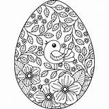 Easter Eggs sketch template
