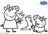 Peppa Pig Coloring Pages Drawing Colouring Kids Print Color Printable Bubakids Online Színez Colour Printables Family Cartoon Malac Regards Thousand sketch template