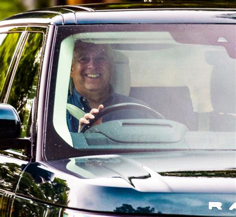 Grinning Prince Andrew Seen For First Time Since Friend