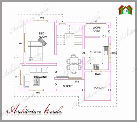 small kerala house plan architecture kerala
