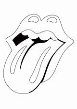 Rolling Stones Pintar Dibujosparatartas Rollingstones Olivier Johnstone Remeras Tish sketch template
