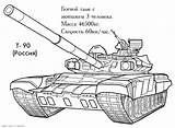 Tank Militaire Kebal Kereta Soldier Artillery Colorine Coloriageetdessins Stylisé sketch template
