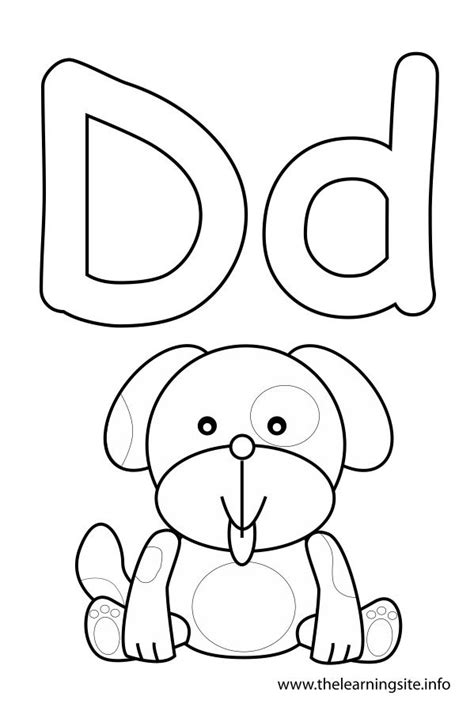 letter  coloring page dog abc coloring pages alphabet coloring
