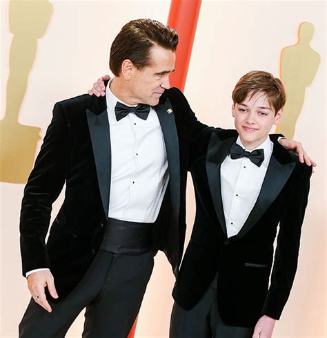Oscars 2023 Colin Farrell Y Su Hijo Disfrutan De Su Primera Gala Juntos