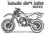 Dirt Bike Coloring Honda Pages Coloring4free Yamaha Xr650 Ktm Kawasaki Button Through Print Kids Grab Feel Please Well sketch template
