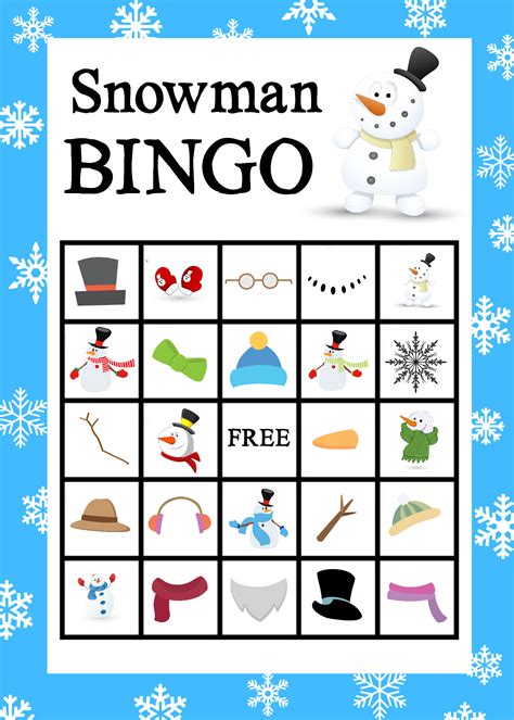 winter activities bingo game printable  moms  winter bingo