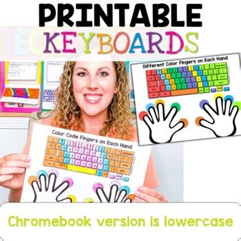 typing practice printable keyboard pages  brittany washburn tpt