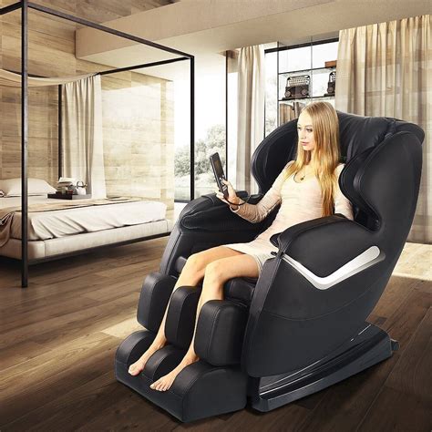 2020 Real Relax Full Body Shiatsu Massage Chair Recliner Zero Gravity