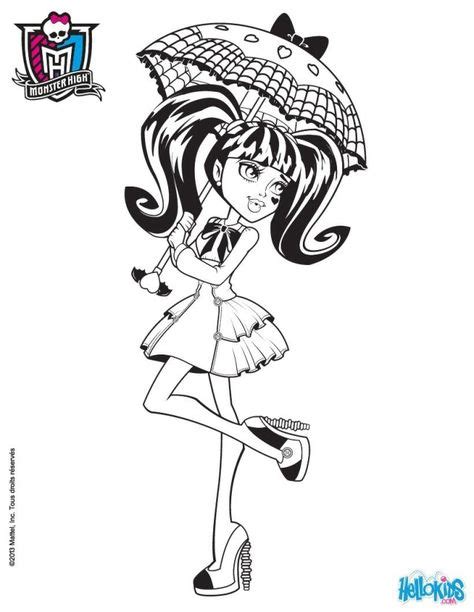 beautiful image  monster high coloring page monster coloring pages