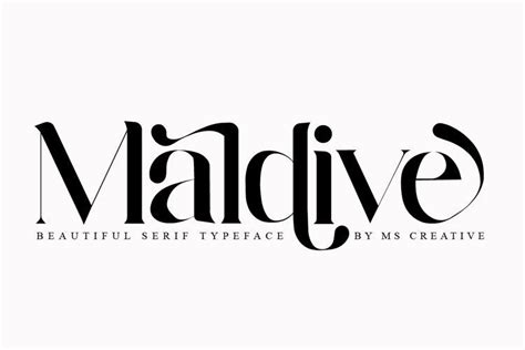 Maldive Modern Serif Font Dafont Free