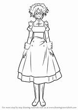 Butler Rin Drawing Mey Draw Step sketch template