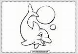Delfines sketch template