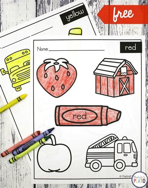 coloring sheets learning colors preschool preschool color activities