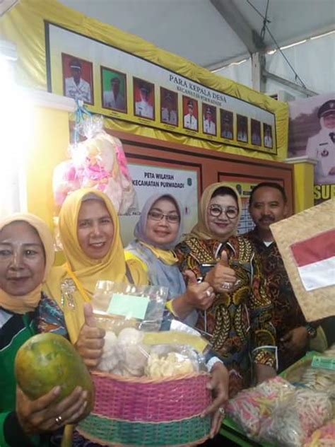 stand pameran subang expo kecamatan purwadadi tampilkan produk unggulan