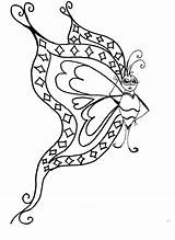 Butterfly Coloring Pages Whimsical Butterflies Color Return Activities Happy Large sketch template