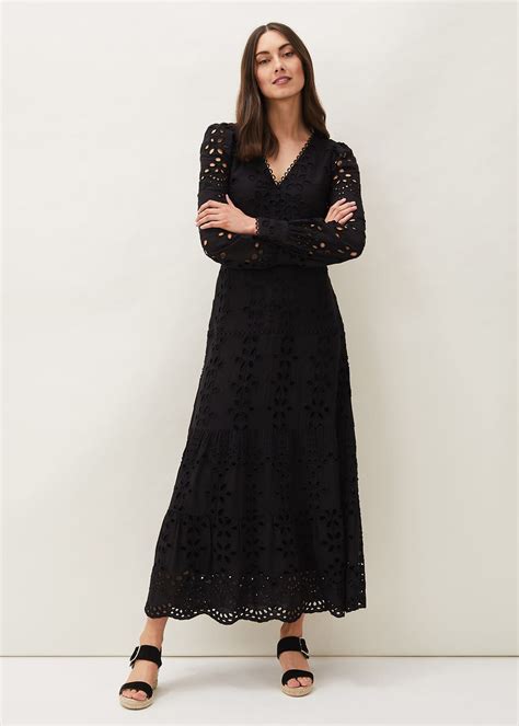 grace broderie anglaise maxi dress